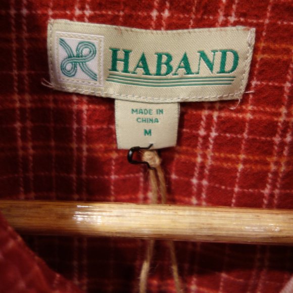 One-of-a-Kind Vintage Haband Custom Flannel w/ Cow Skull (Unisex - Men's M) - Picture 5 of 6